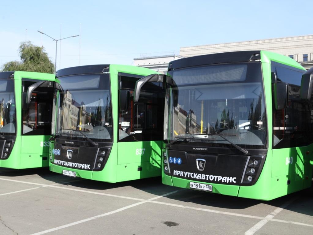 Новые автобусы вышли на маршруты Иркутска