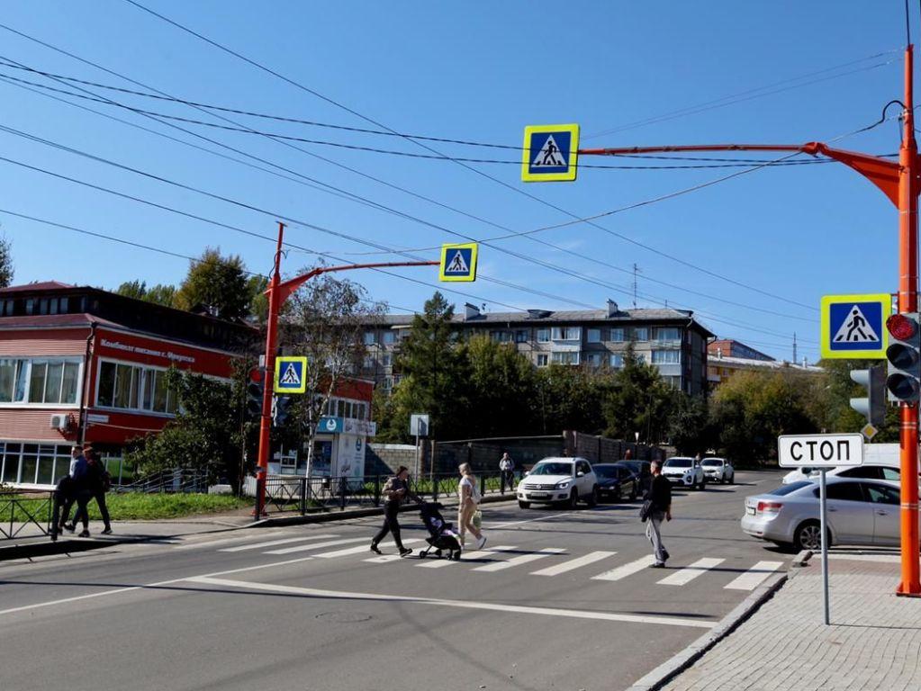 В Иркутской области более двух тысяч пешеходных переходов привели в соответствие новым стандартам
