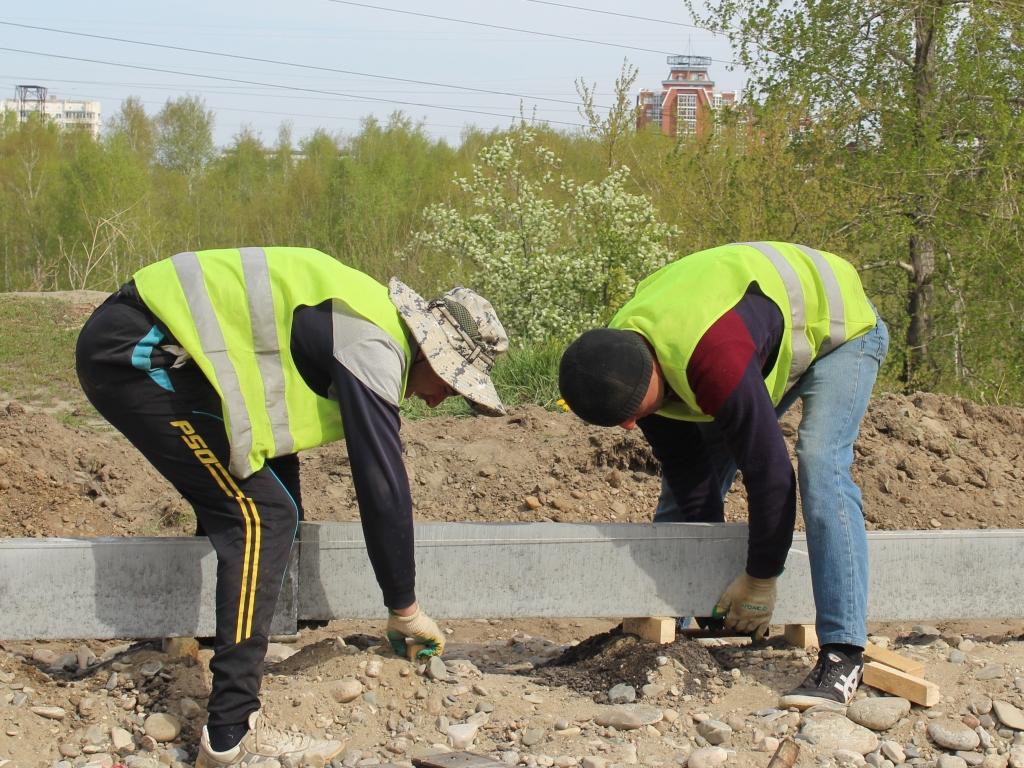 В Усолье-Сибирском ремонтируют дорогу к «Химпрому»