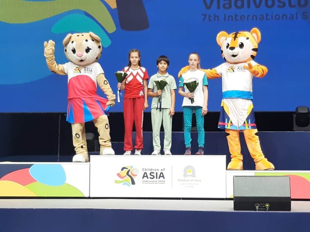 Валерия Сластина выиграла «бронзу» на соревнованиях по вольной борьбе на играх «Дети Азии»
