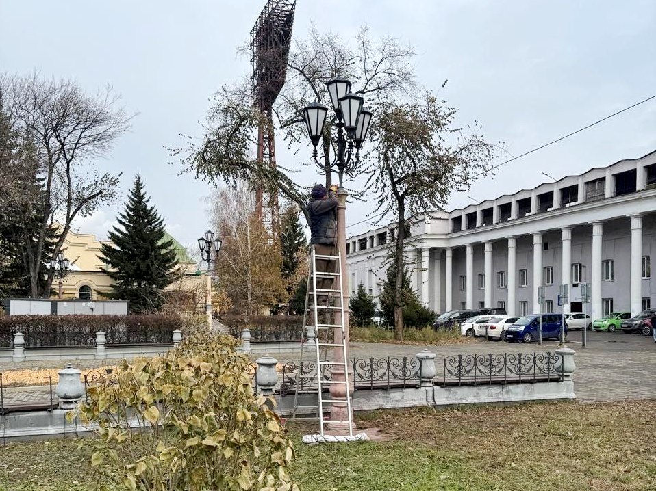 Фото предоставлено пресс-службой администрации Иркутска skver dram remont ai