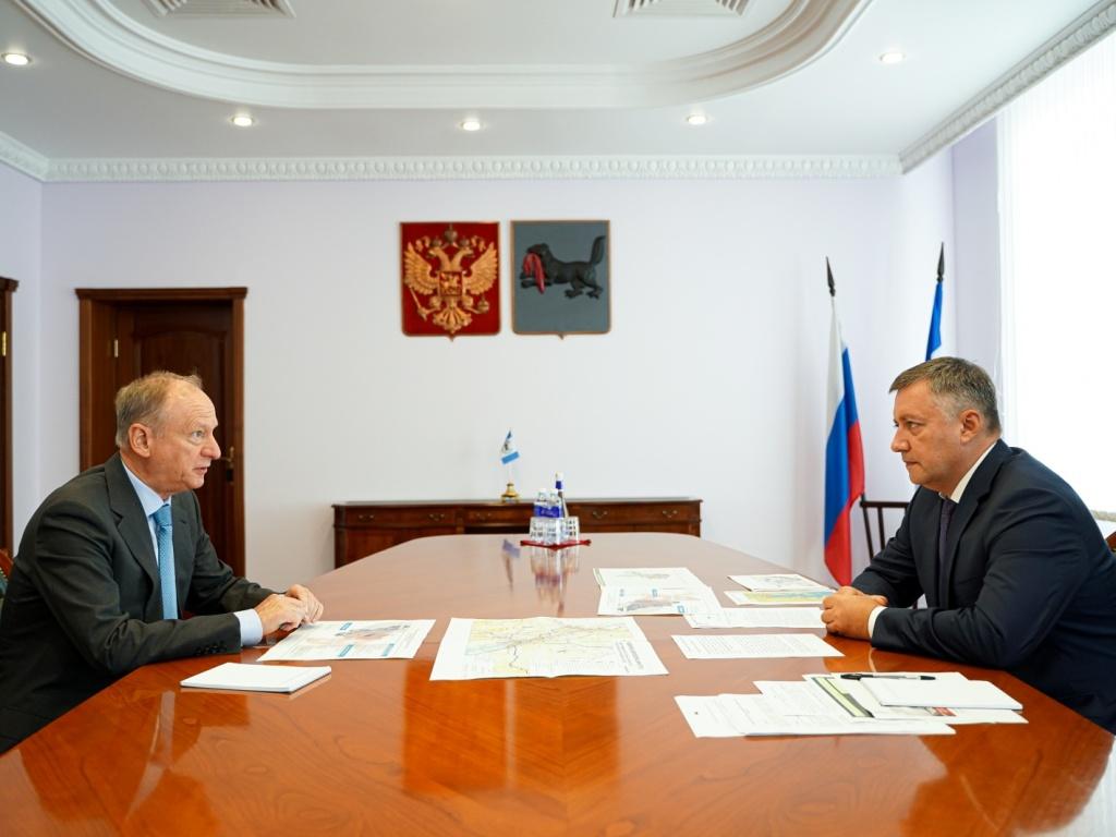 Николай Патрушев и Игорь Кобзев провели двустороннюю встречу