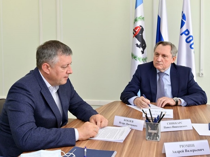 Министр энергетики РФ и Губернатор Иркутской области провели рабочую встречу