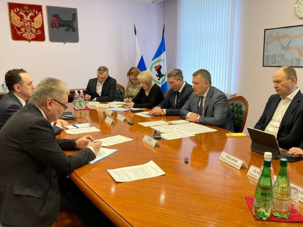 Губернатор Иркутской области и представители «Газпромбанка» обсудили приоритетные направления сотрудничества