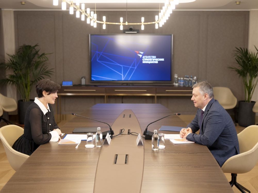 Гендиректор АСИ и глава Иркутской области обсудили проекты развития региона
