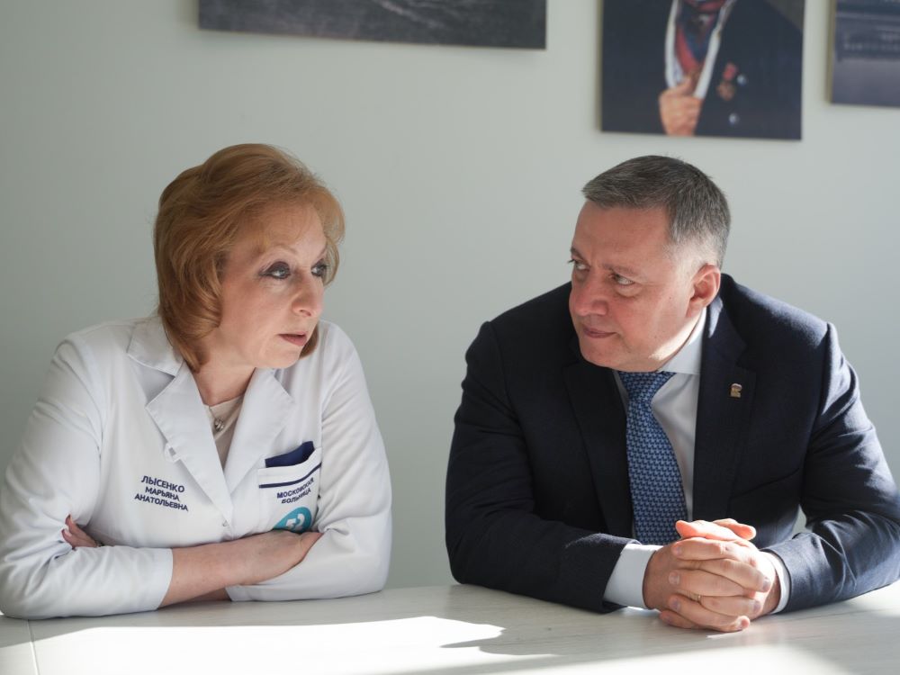 Игорь Кобзев и Марьяна Лысенко обсудили перспективы развития медицины в Приангарье