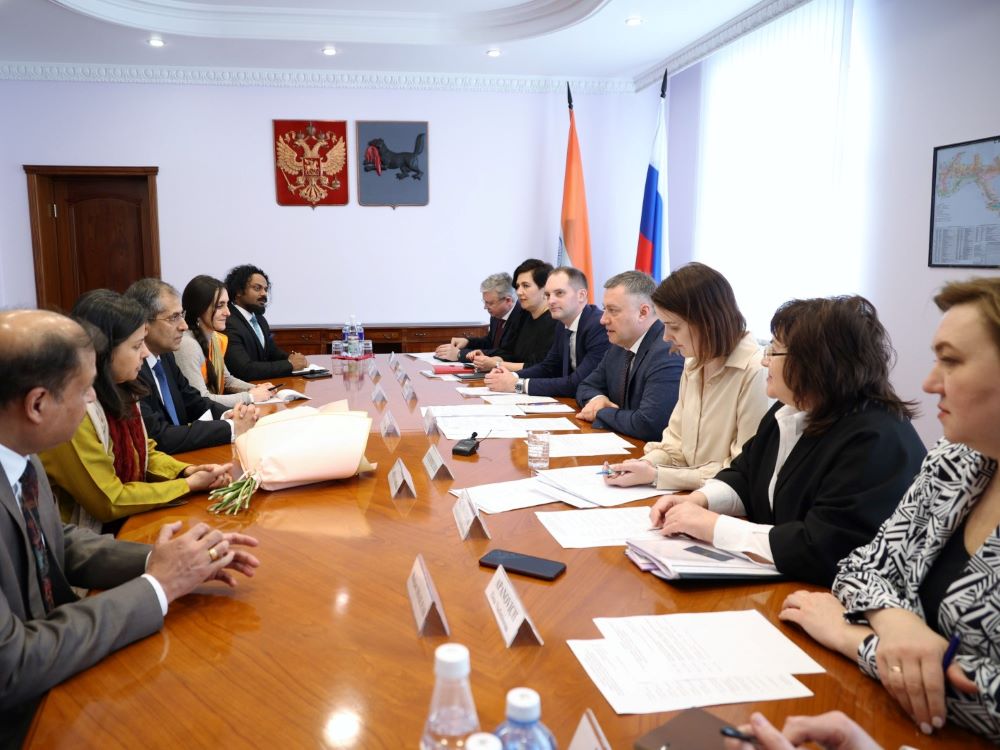 Губернатор Иркутской области и посол Индии в России обсудили перспективы сотрудничества