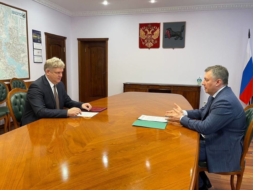 Игорь Кобзев и Анатолий Серышев обсудили реализацию национальных проектов в Приангарье