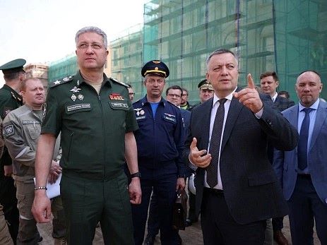 Замминистра обороны РФ и Губернатор проверили ход строительства Суворовского училища в Иркутске