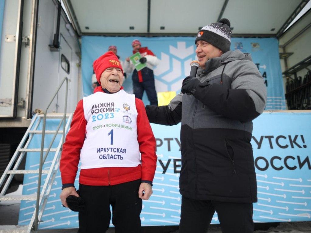 Игорь Кобзев принял участие в XLI Всероссийской массовой гонке «Лыжня России»