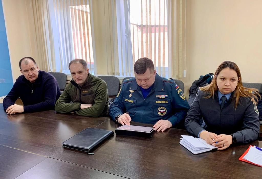 Роман Колесов и Владимир Читоркин проверили подготовку к пожароопасному сезону в Усольском районе